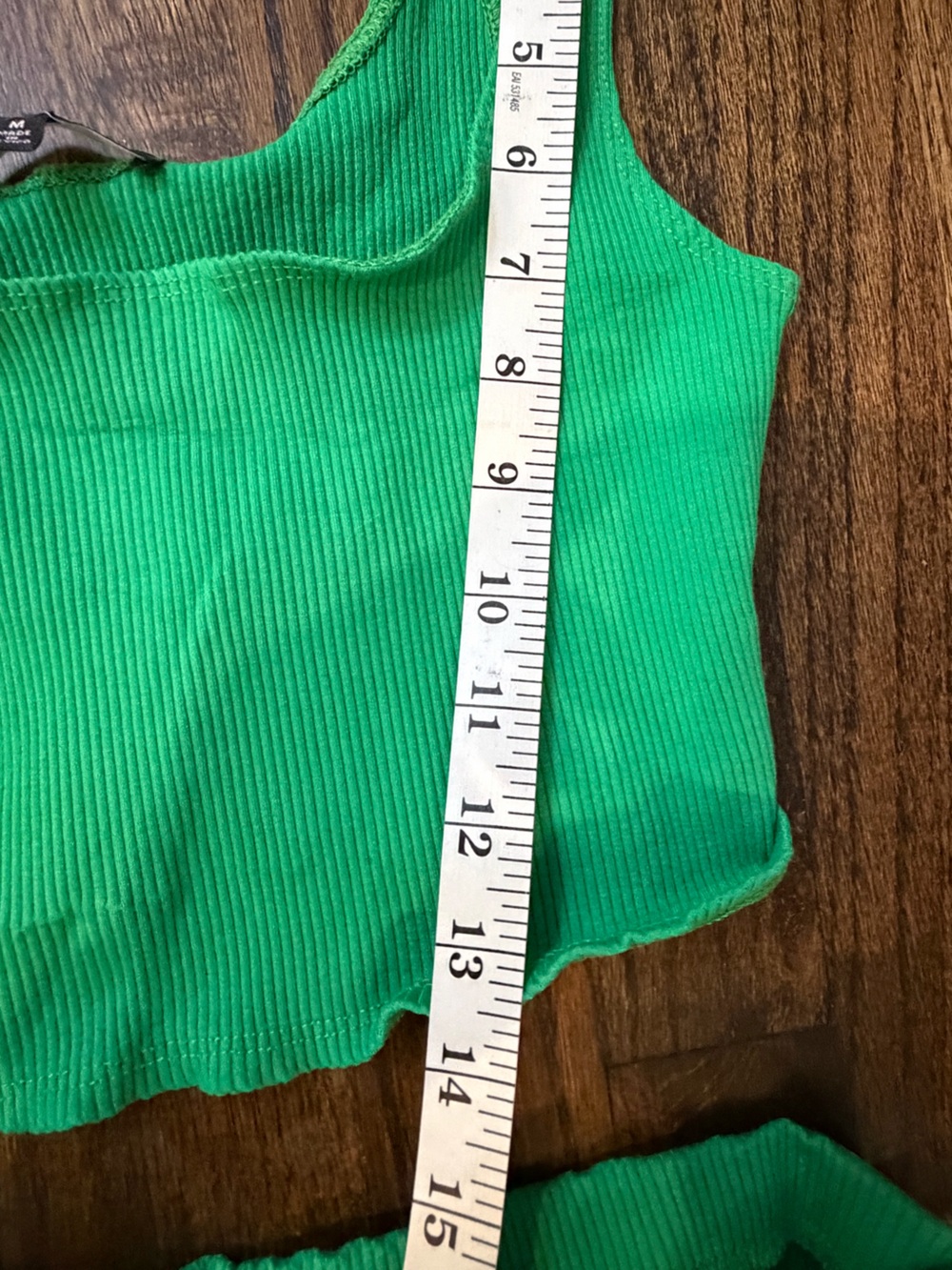Lulu's Bright Green Ribbed Two-Piece Set For Life Green Bodycon dress - medium - Picture 10 of 10